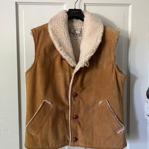 William Barry LN Vintage Suede Vest
